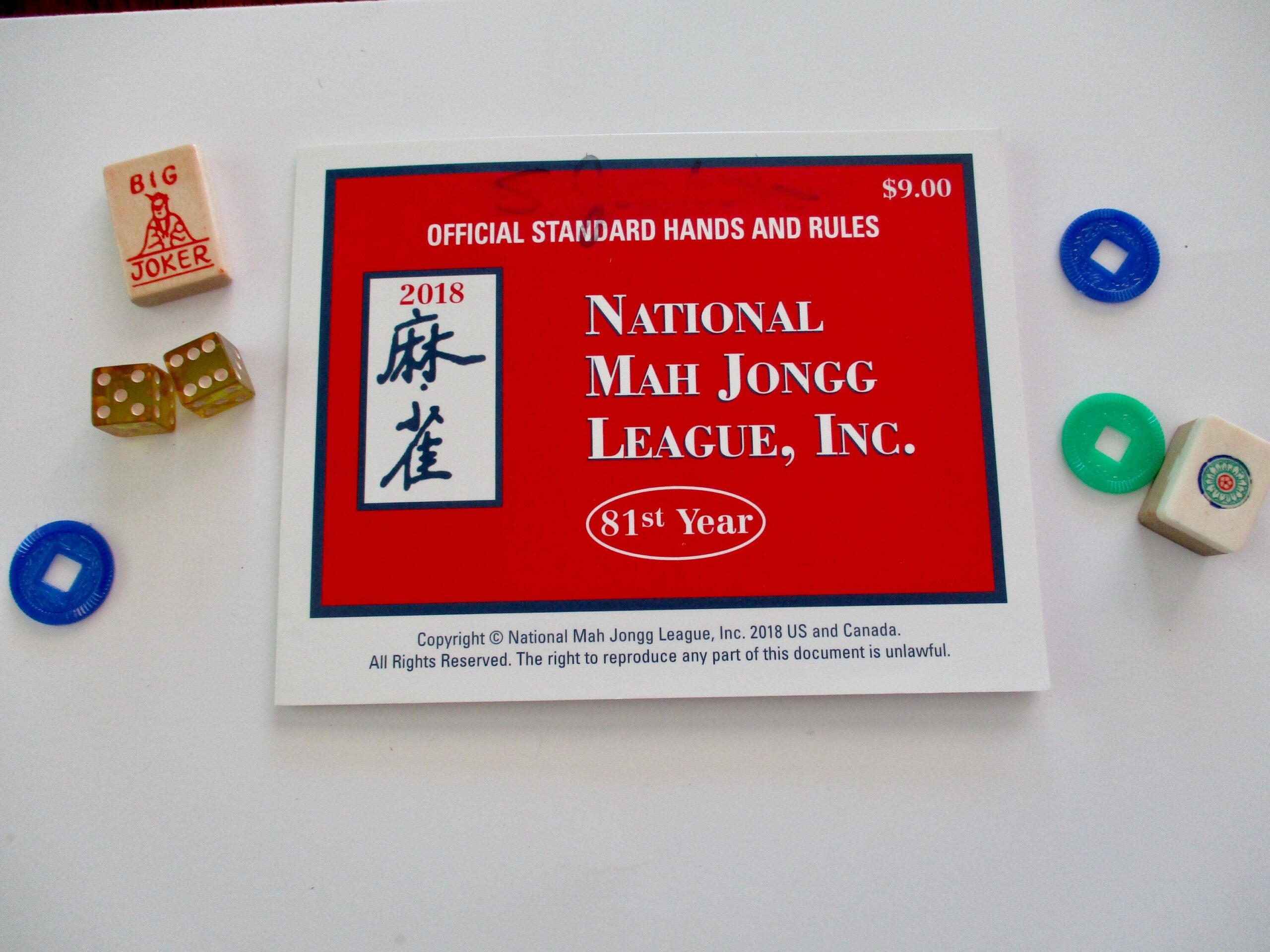 Mah Jongg Card Standard Hands And Rules National Mah Jongg  Mah Jongg Card Standard Hands And Rules National Mah Jongg
