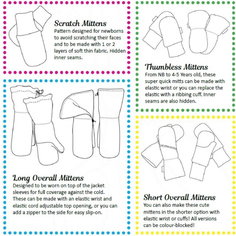 free printable mitten pattern