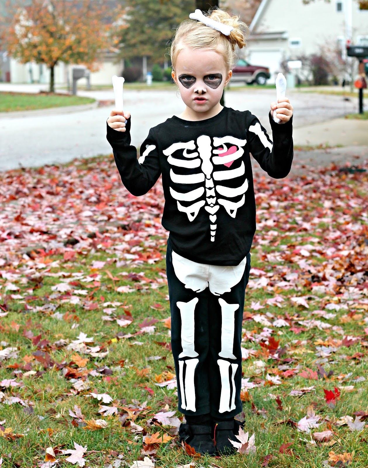 skeleton costume template printable