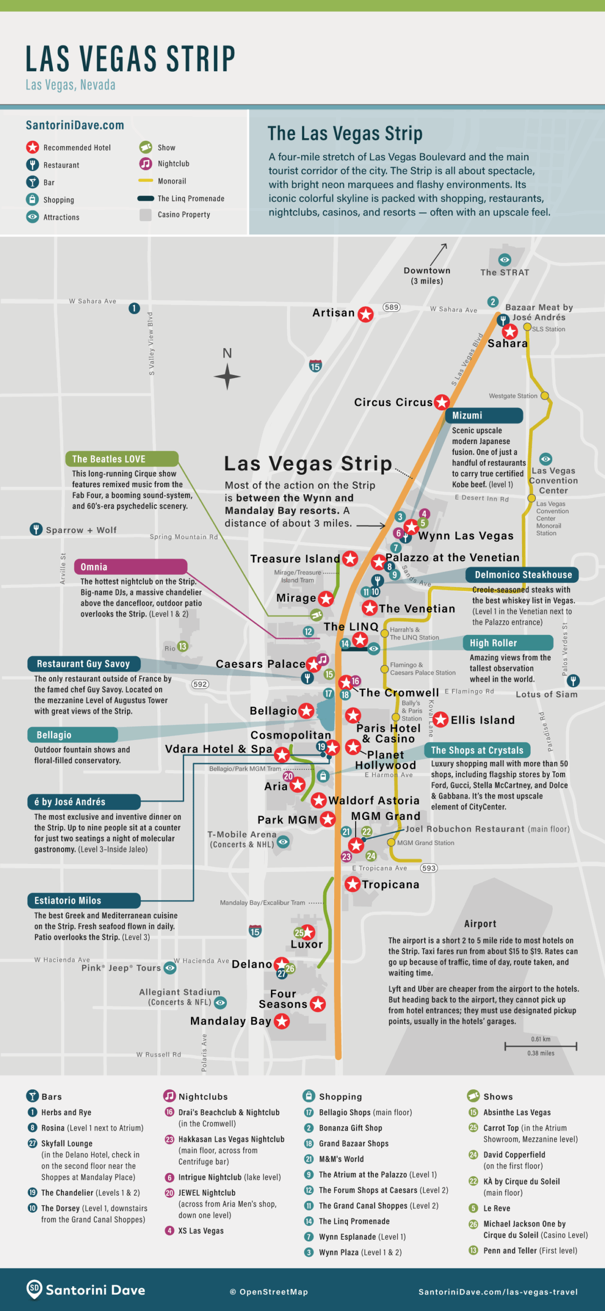 las vegas strip map printable