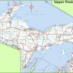 Map Of Upper Peninsula Of Michigan Ontheworldmap