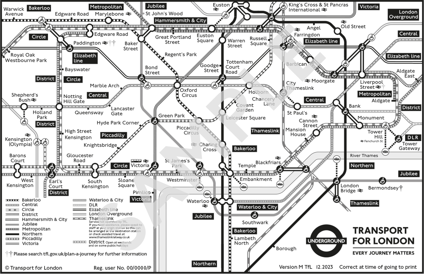 Map Sizes U0026 Formats Transport For London