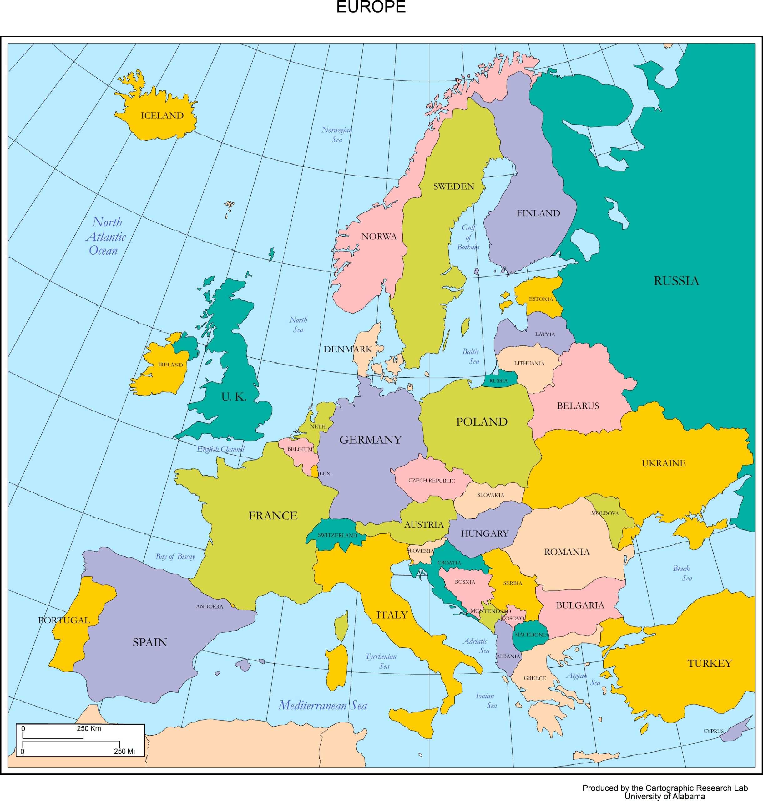 Maps Of Europe Maps Of Europe