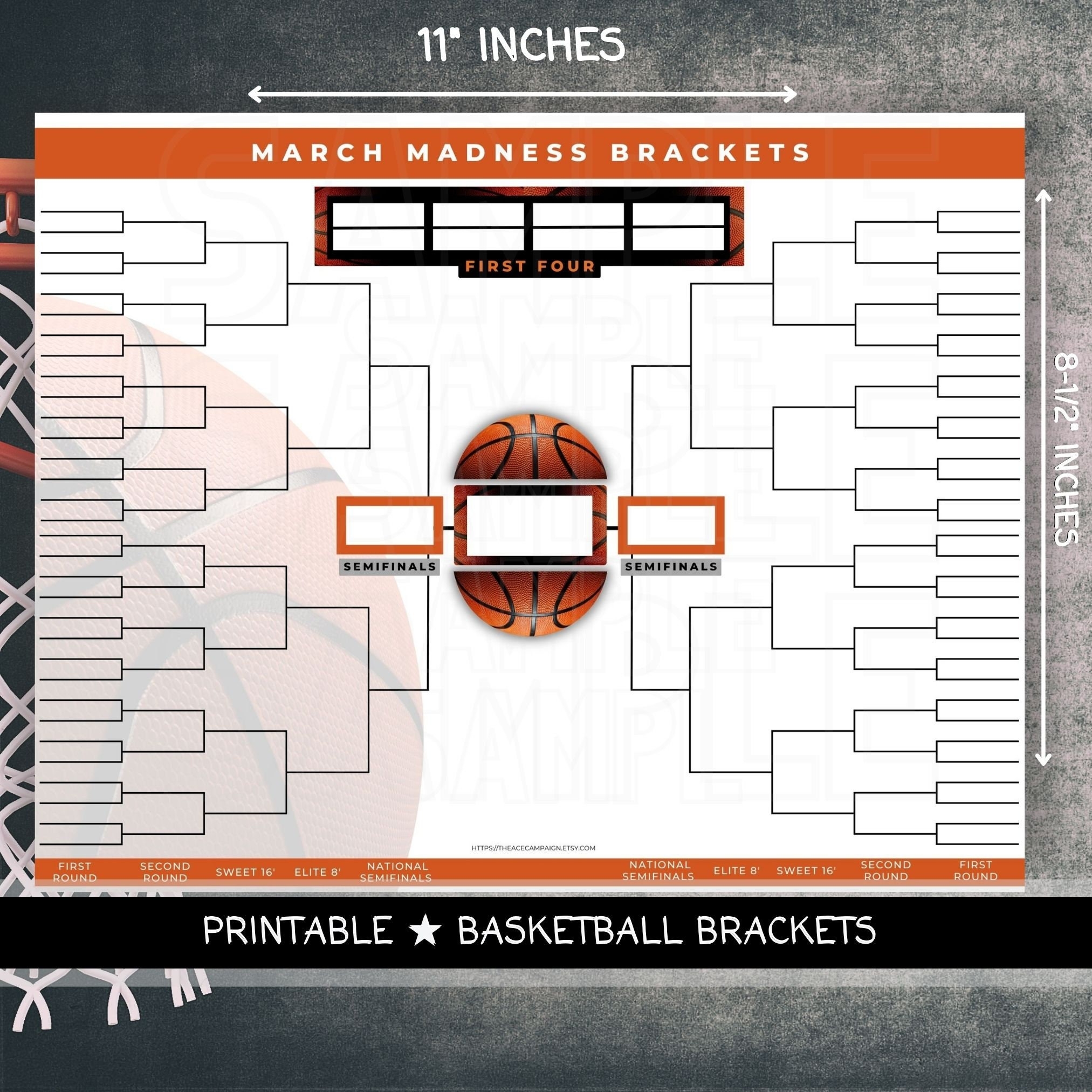 March Madness Brackets Printable Brackets Template PDF  March Madness Brackets Printable Brackets Template PDF