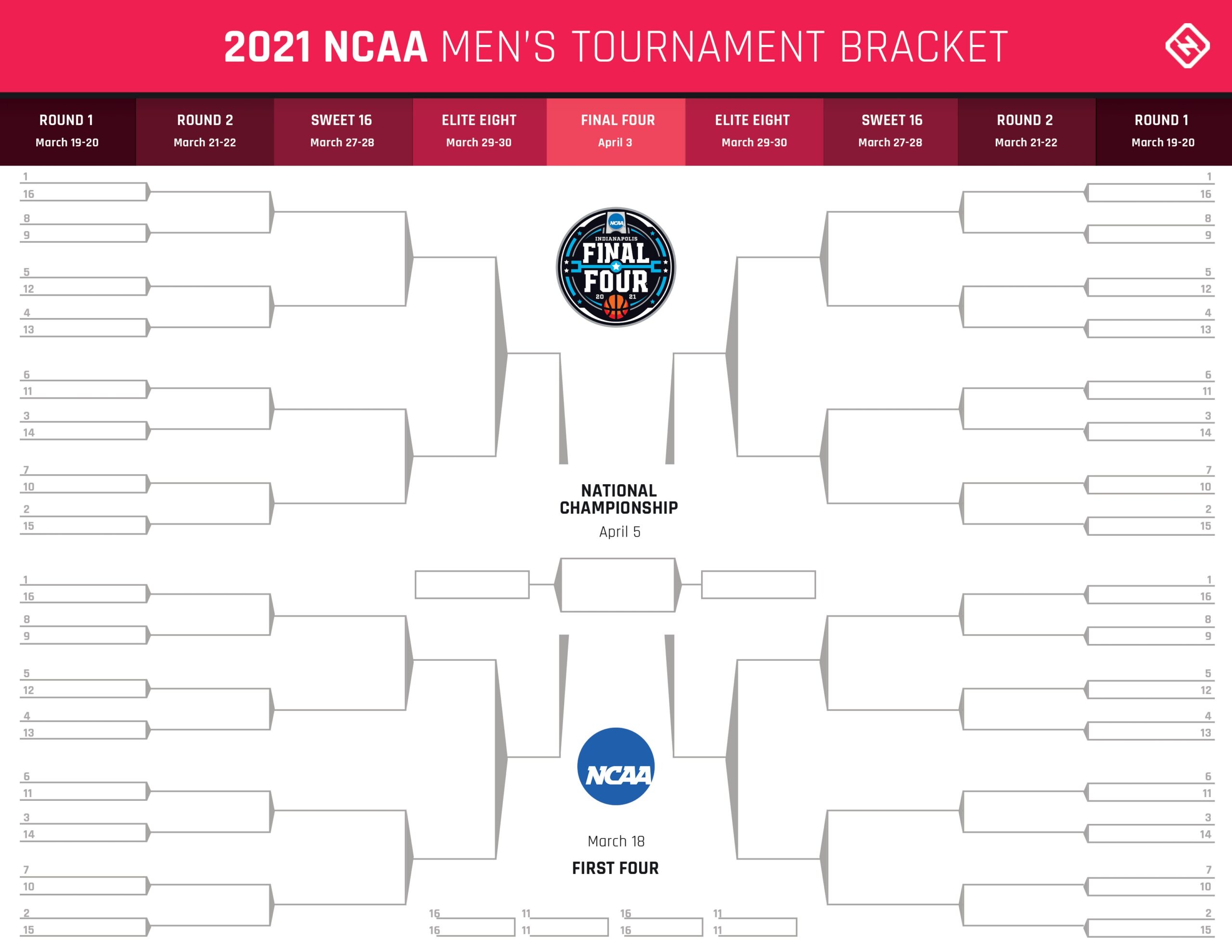 ncaa bracket printable version
