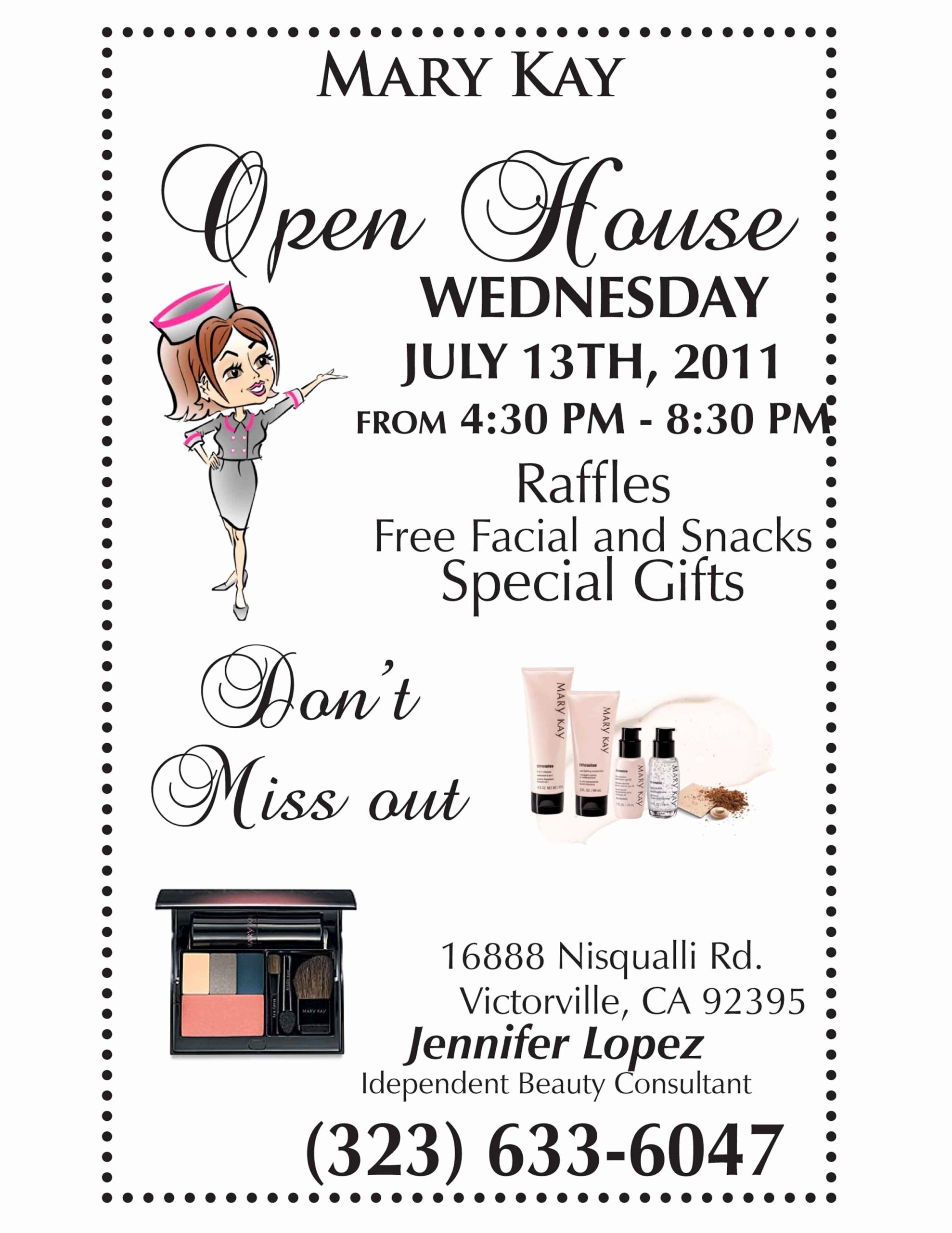 Mary Kay Party Invitation Templates Worksheets Library