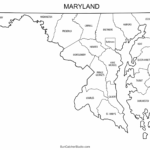 Maryland County Map Printable State Map With County Lines Free 