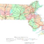 Massachusetts Printable Map