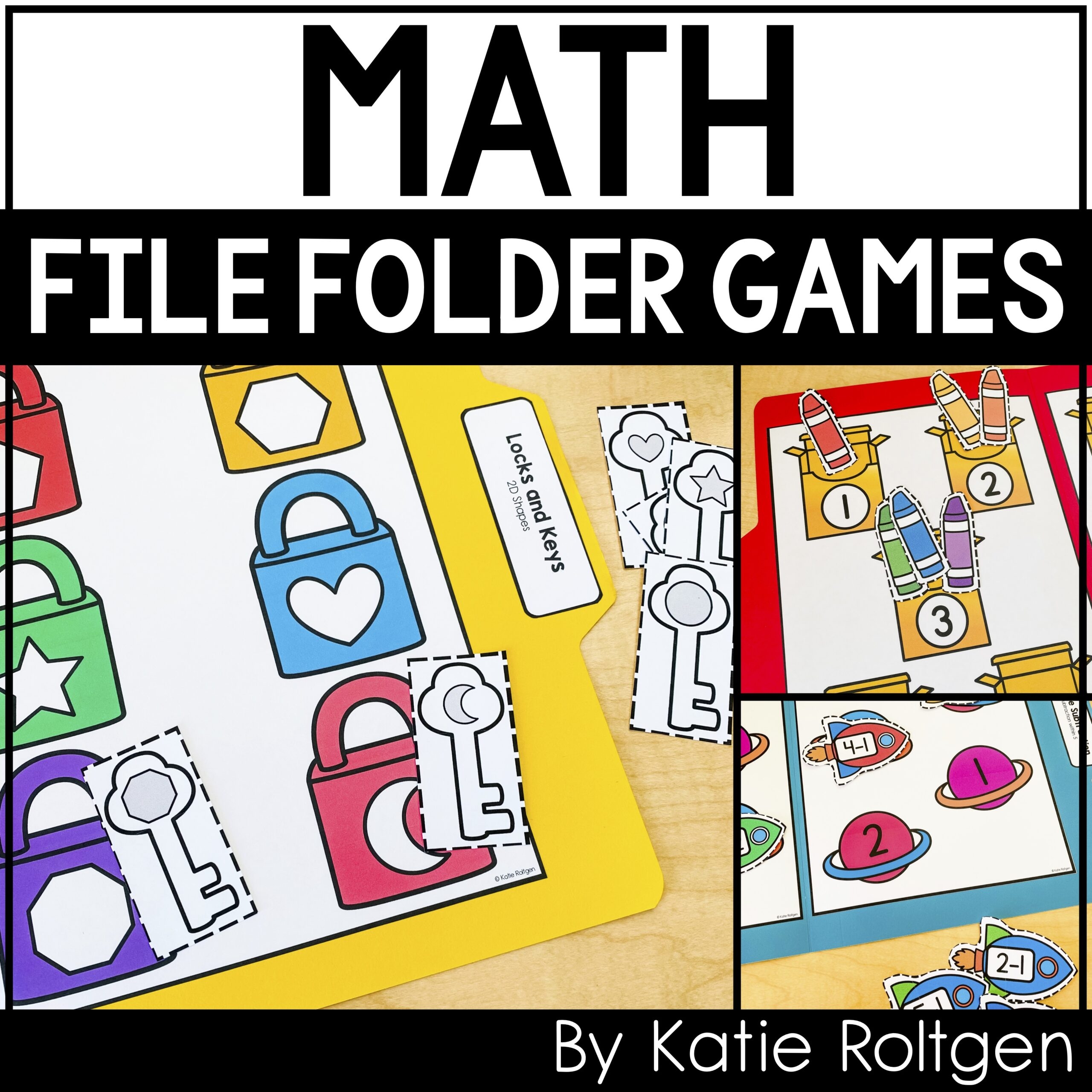 printable file folder games