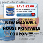 Maxwell House NEW HIGH VALUE Printable Coupon U0026 Deals This Week Next At Tops Markets