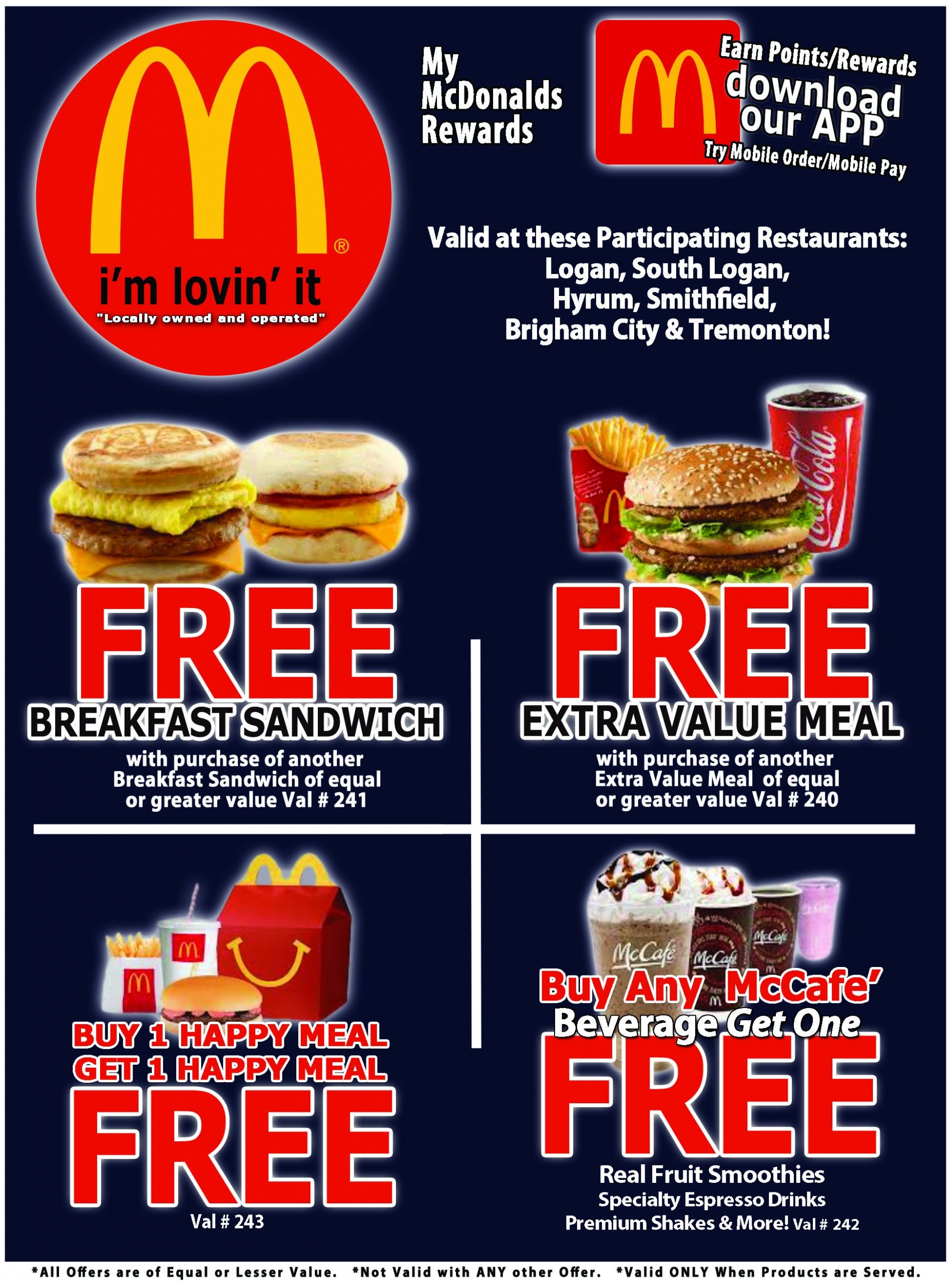 Mcdonalds Coupons Hot Sale