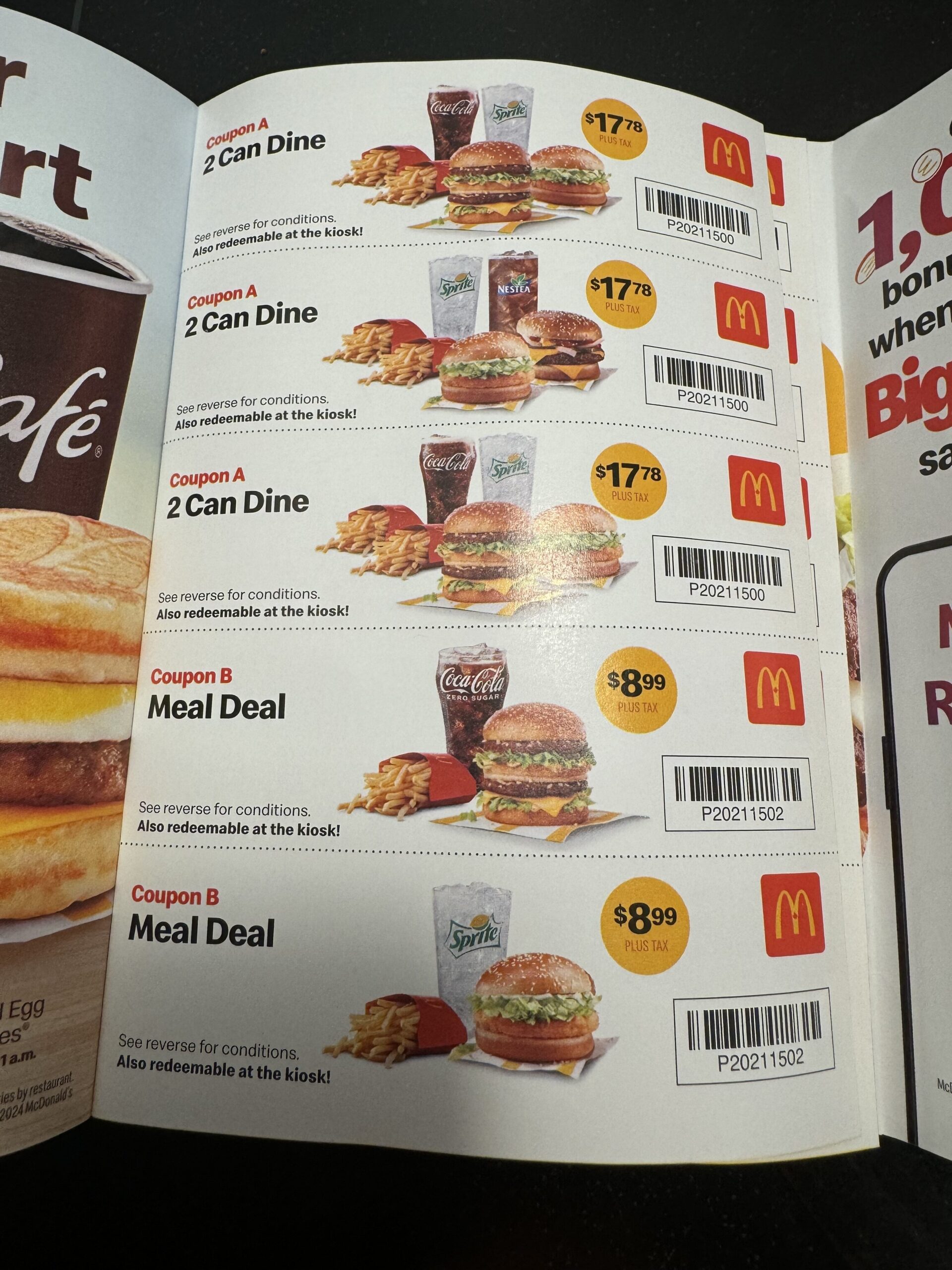 McDonalds Mcdonalds New Mailer Coupons ON RedFlagDeals Forums