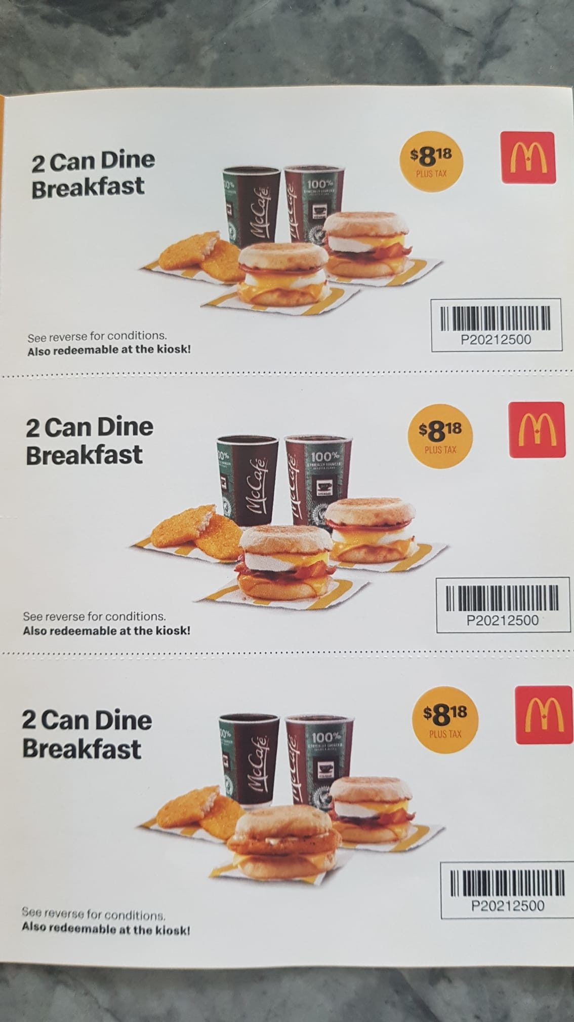 McDonalds McDonalds ON Mailer Coupon Book Aug 31 Oct 10 