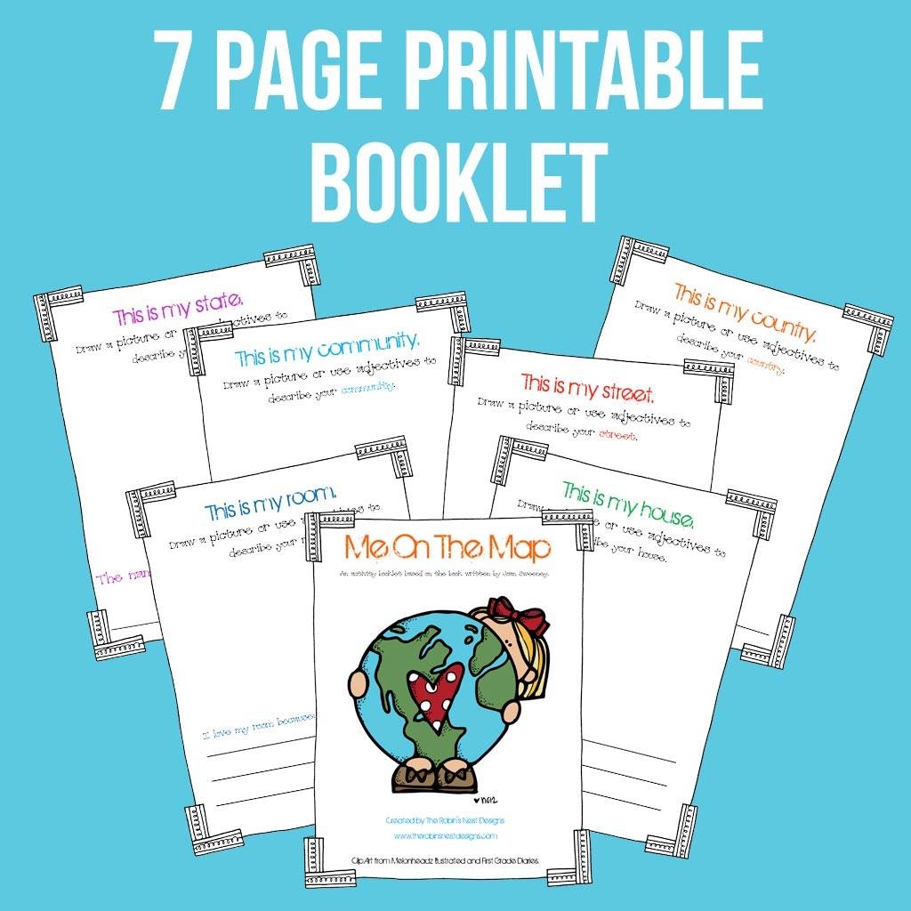 me on the map printables me on the map printables