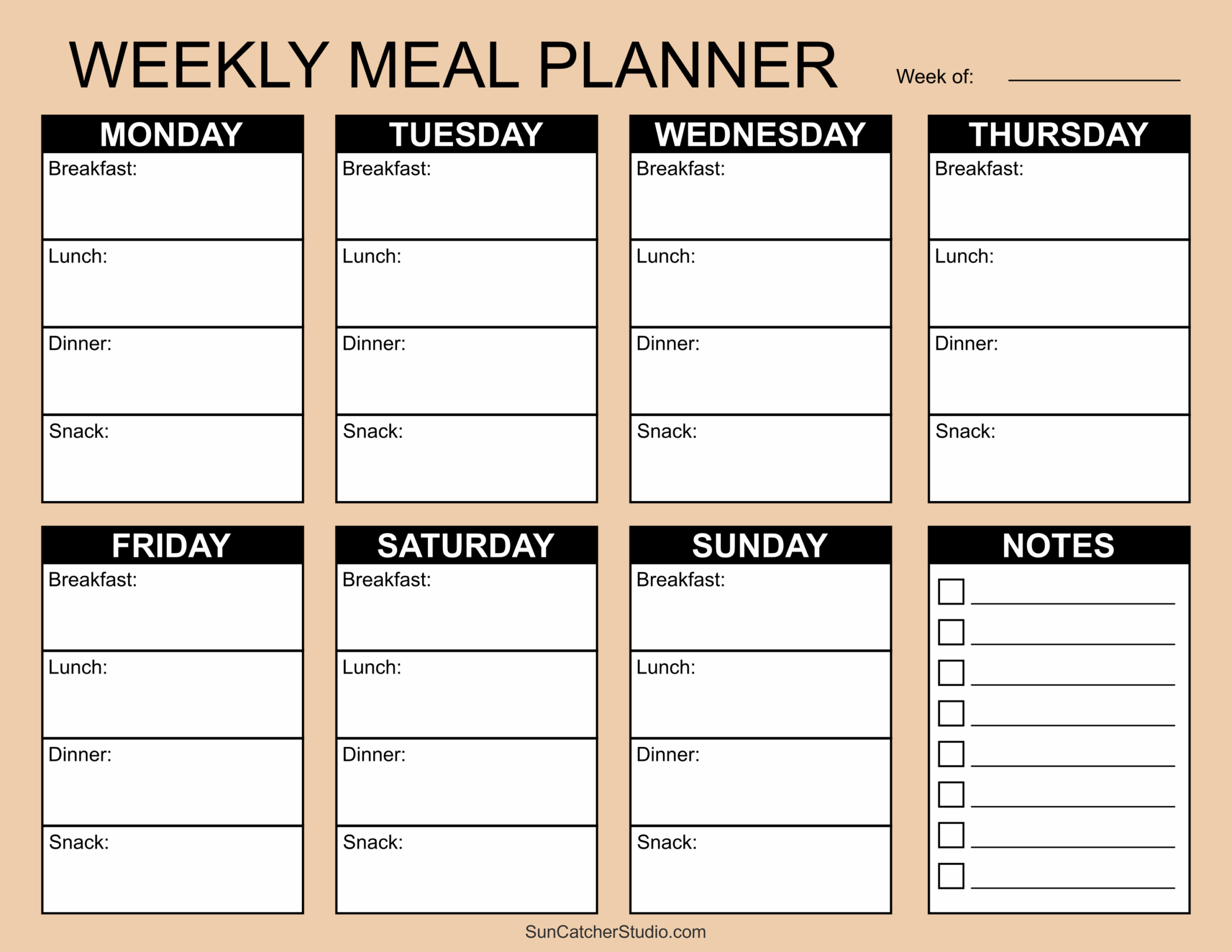 Meal Planners Printable Weekly Menu Templates PDF Free Printables Monograms Design Tools Patterns U0026 DIY Projects Meal Planners Printable Weekly Menu Templates PDF Free Printables Monograms Design Tools Patterns U0026 DIY Projects