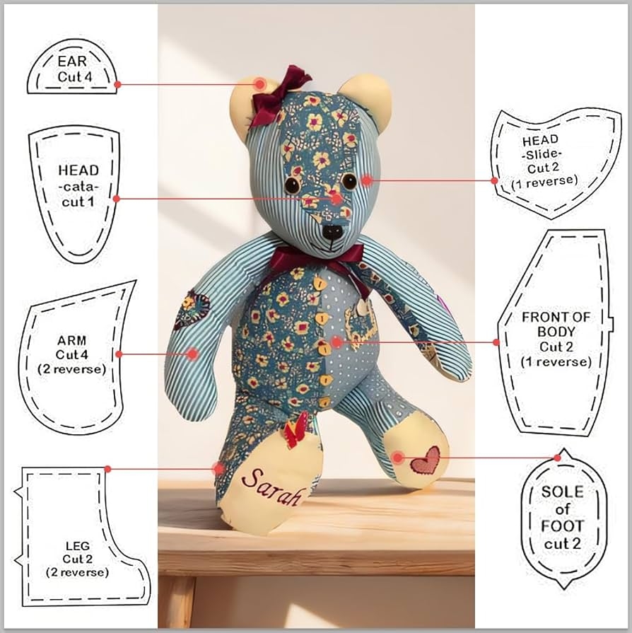 printable teddy bear pattern