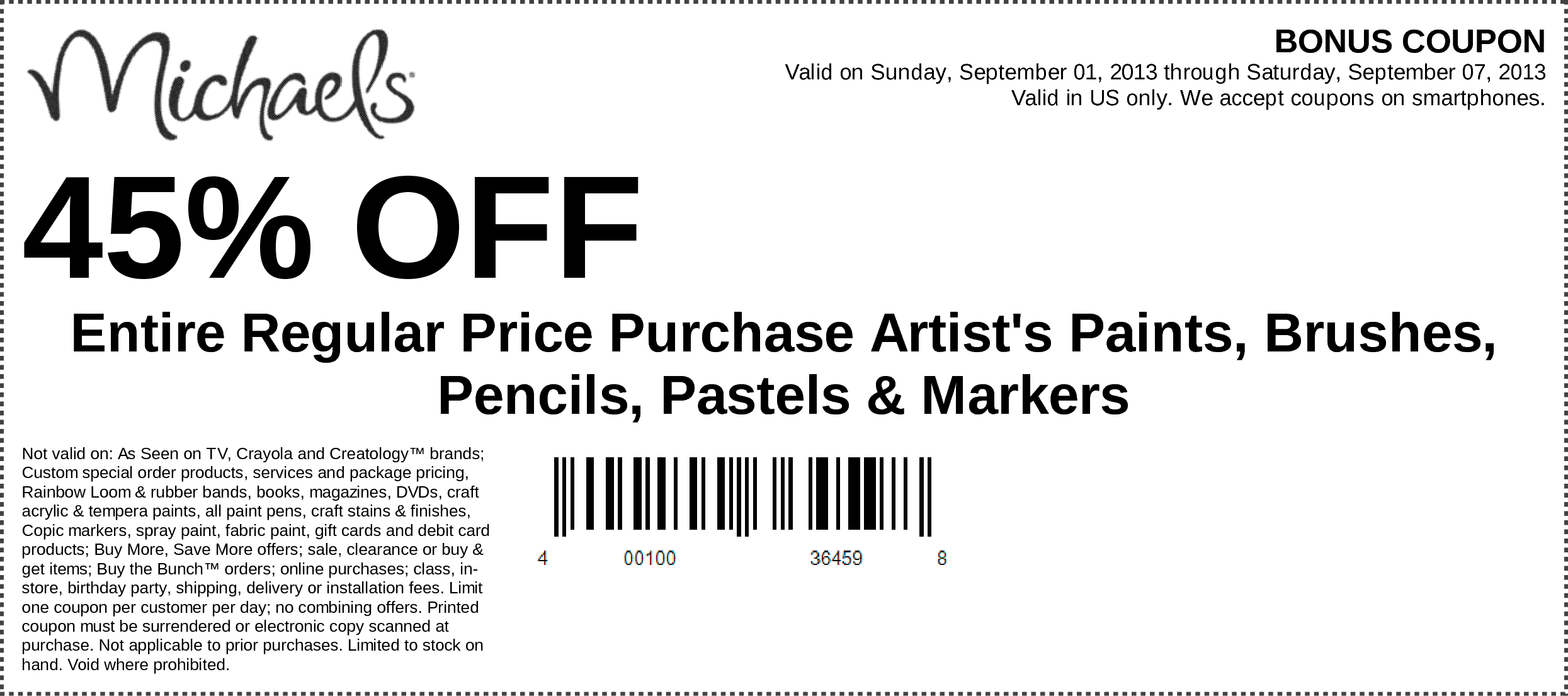 Michaels Coupon 17 Ideas To Save Today From 