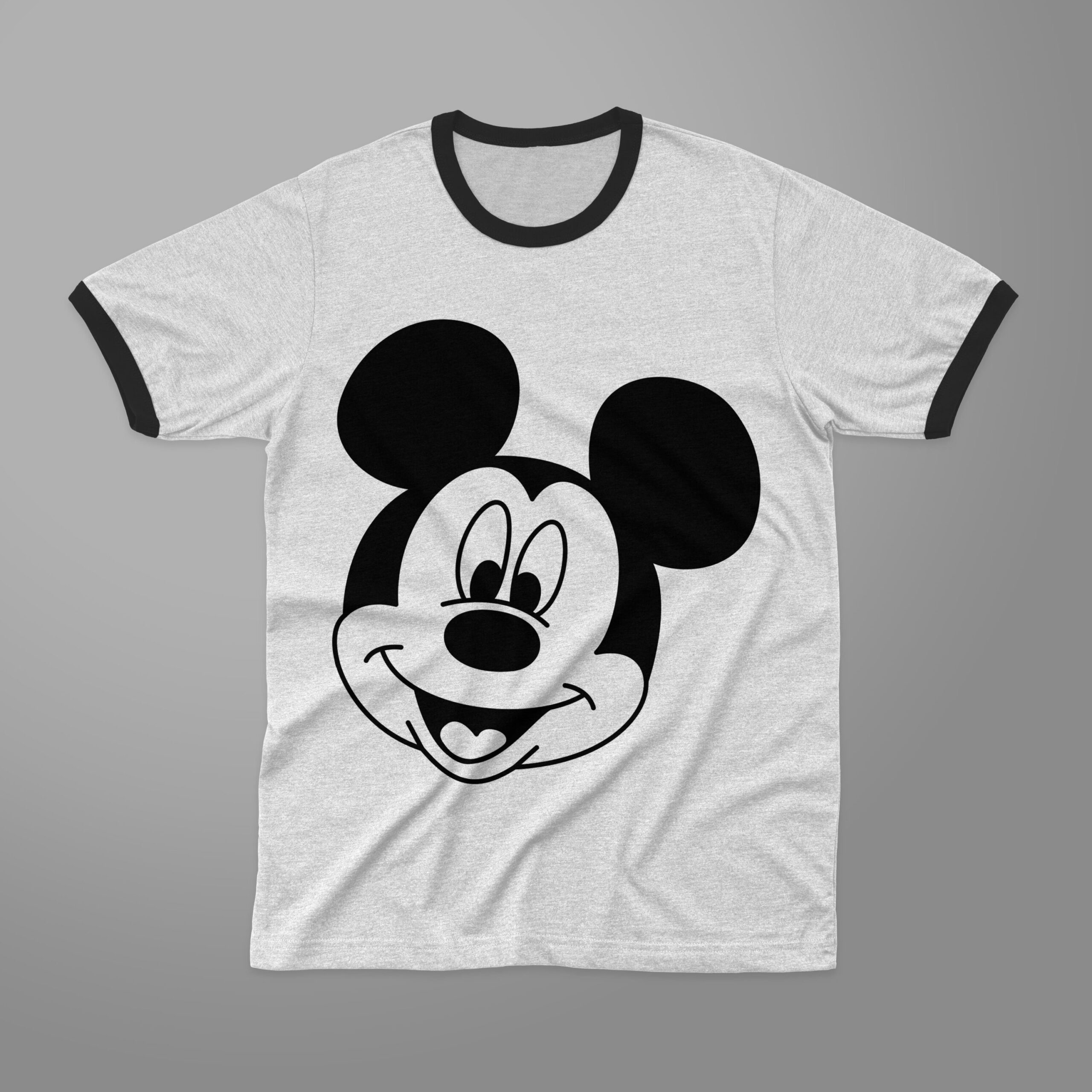 Mickey Mouse Face SVG T shirt Designs
