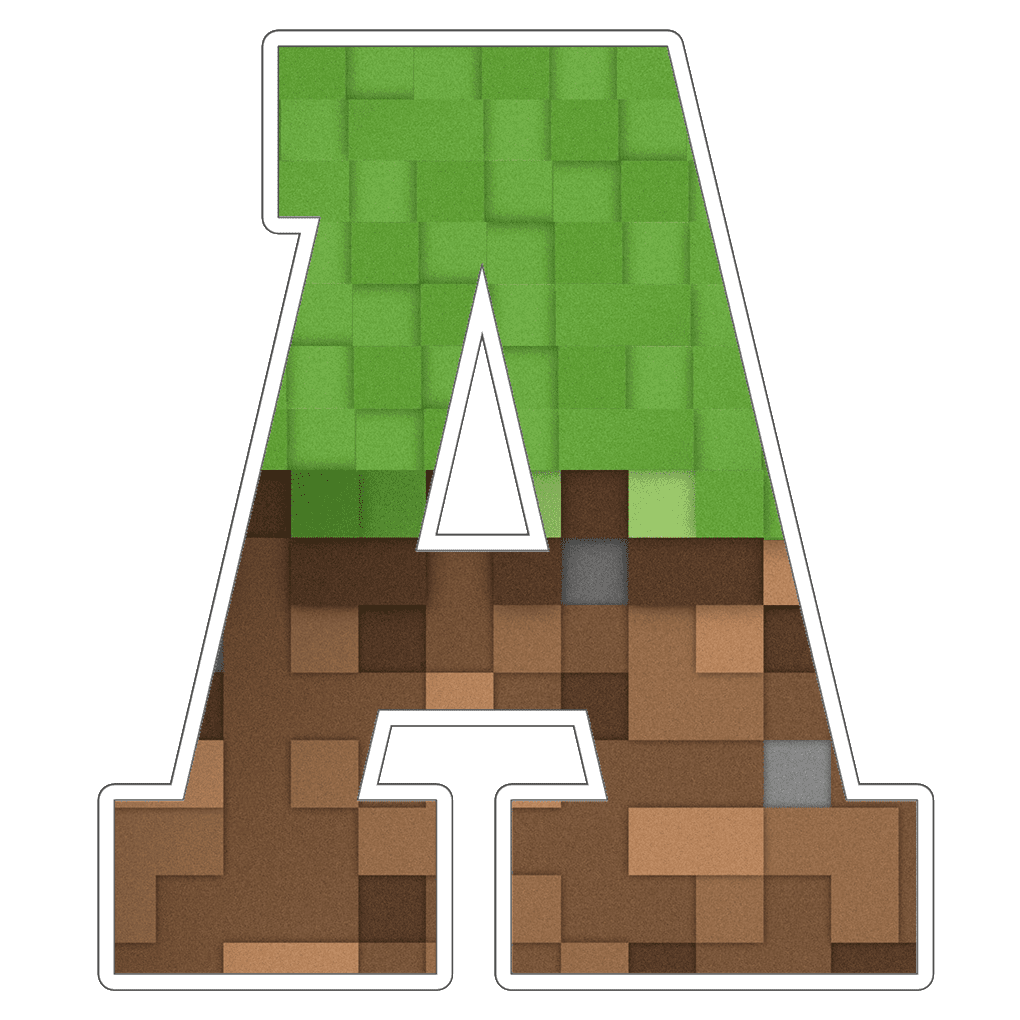 Minecraft Alphabet Letters Png Worksheets Library