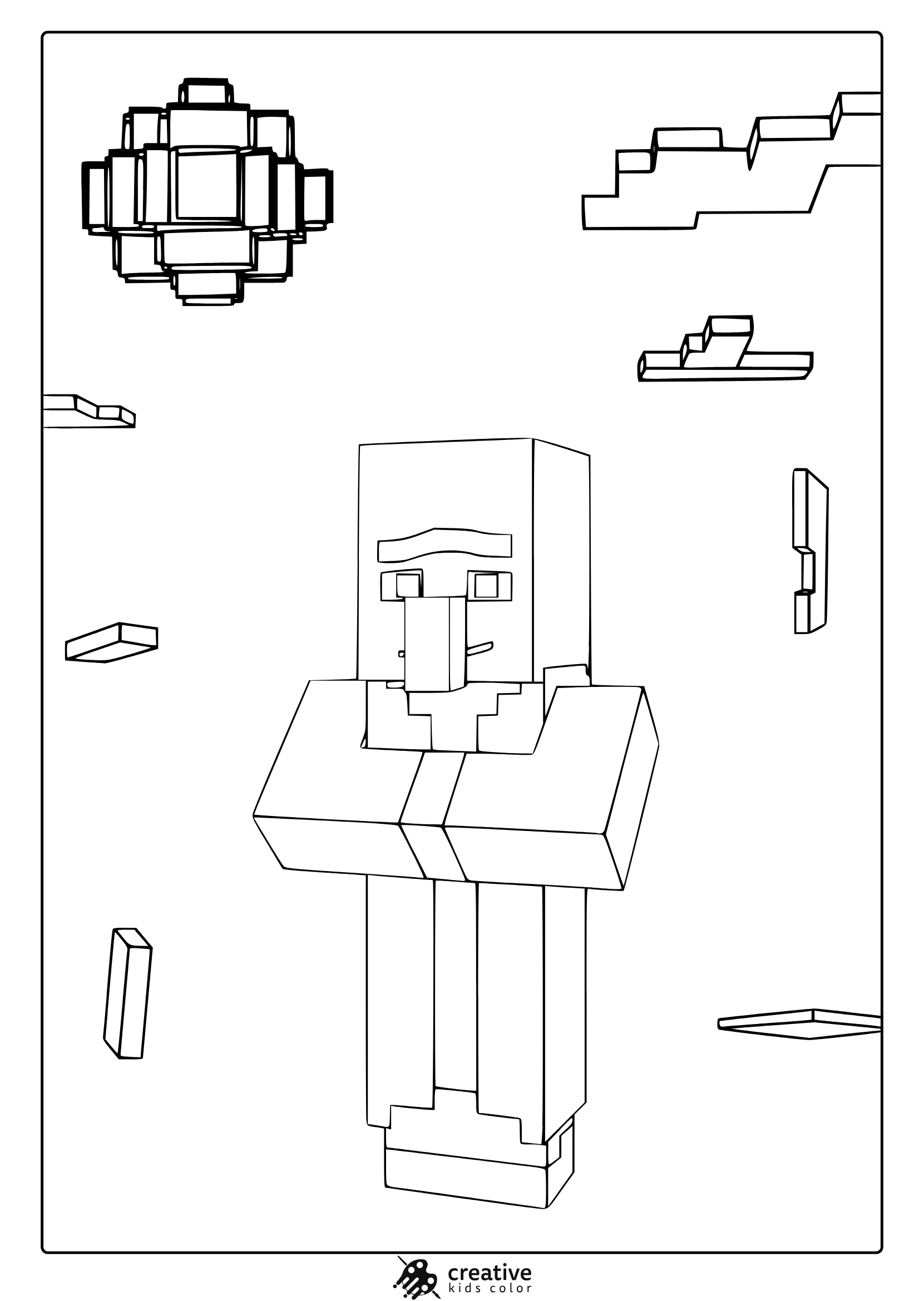 Minecraft Coloring Pages 30 Free Printable PDF 