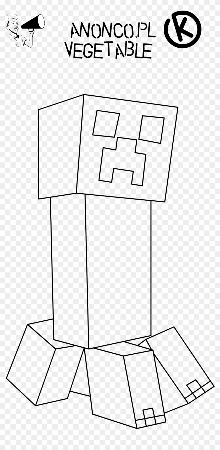 Minecraft Creeper Face Coloring Page Free Printable Minecraft 