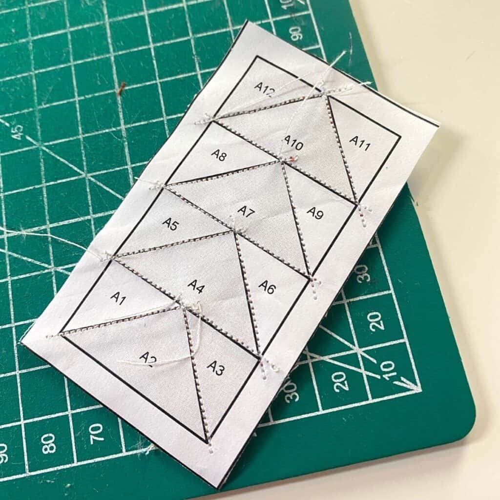 Mini Flying Geese Free Foundation Paper Piecing Pattern U0026 Tutorial