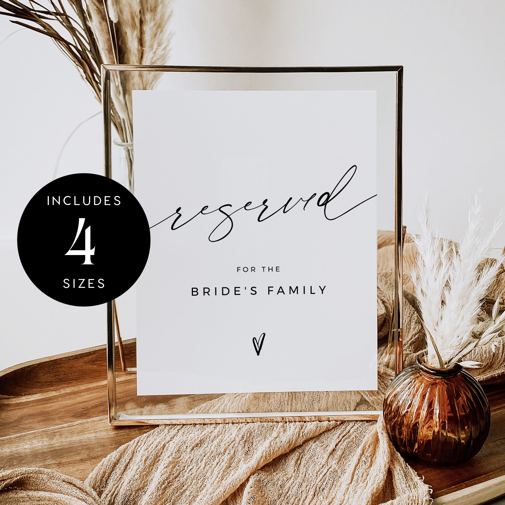 printable reserved table signs