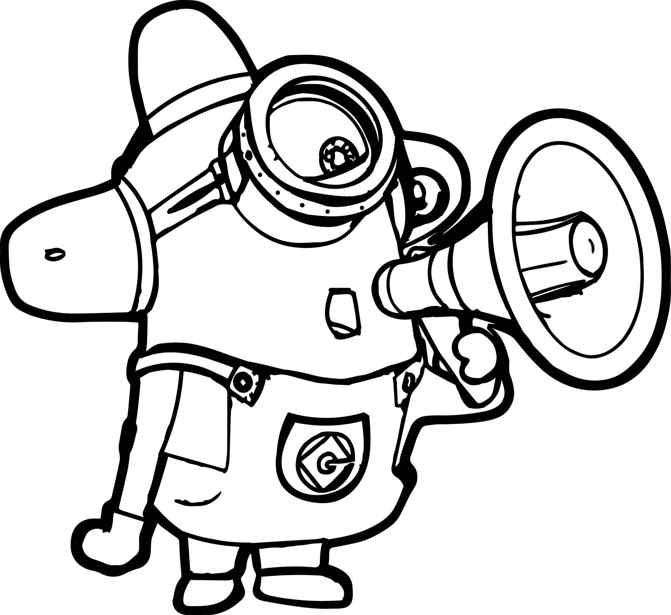 printable minion coloring pages