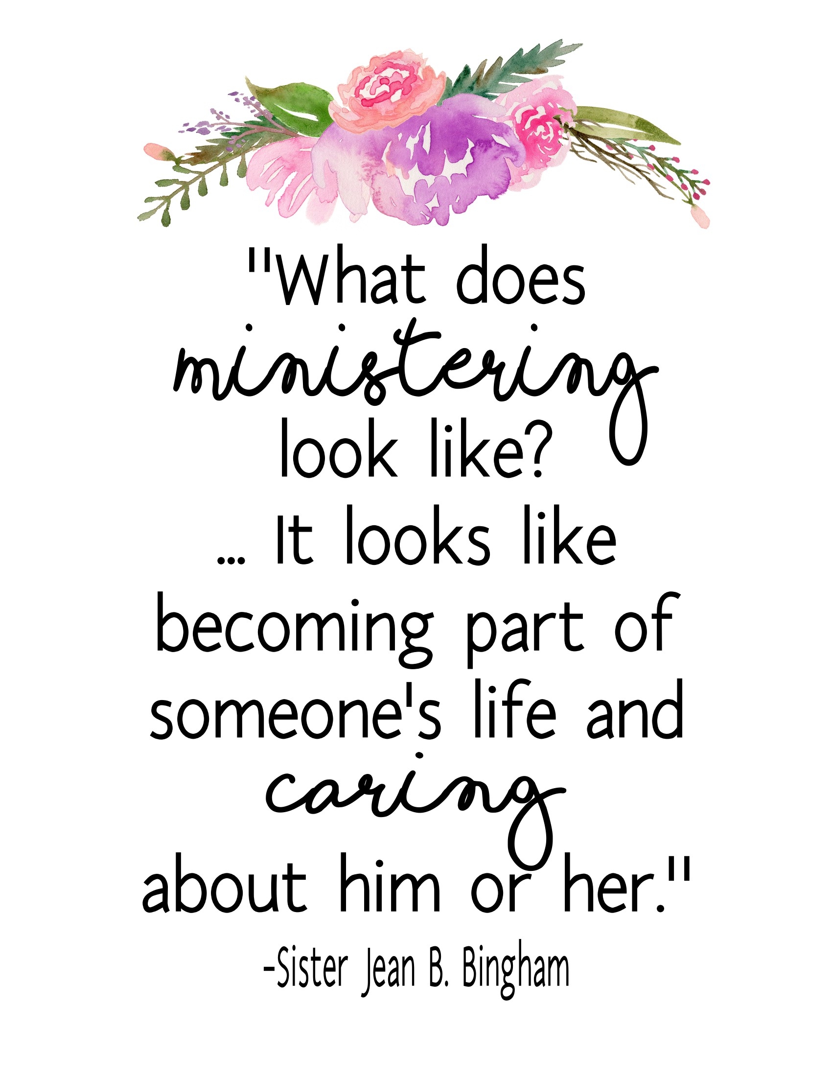 may 2018 ministering printables