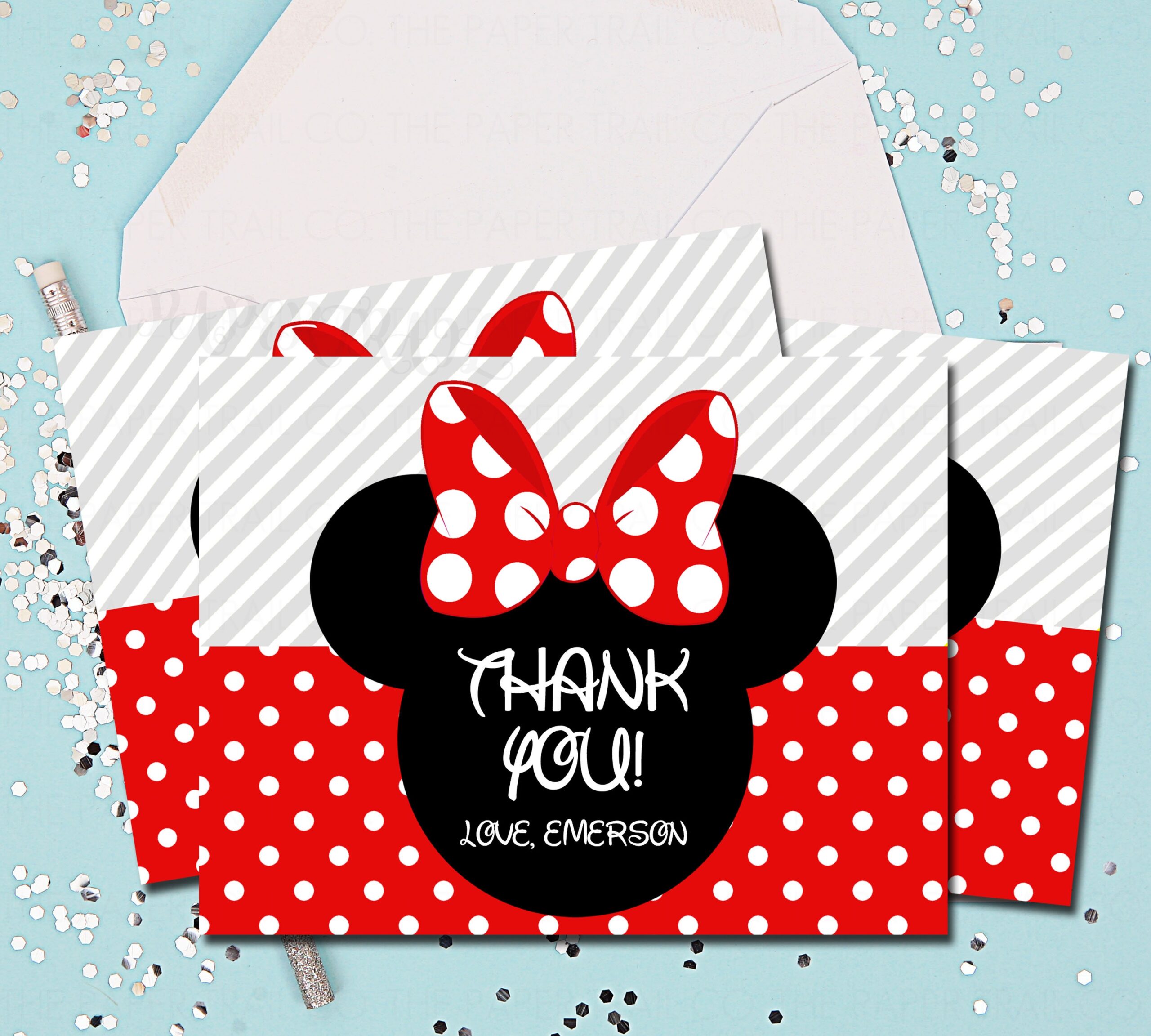 minnie mouse printable template thank you cards minnie mouse printable template thank you cards