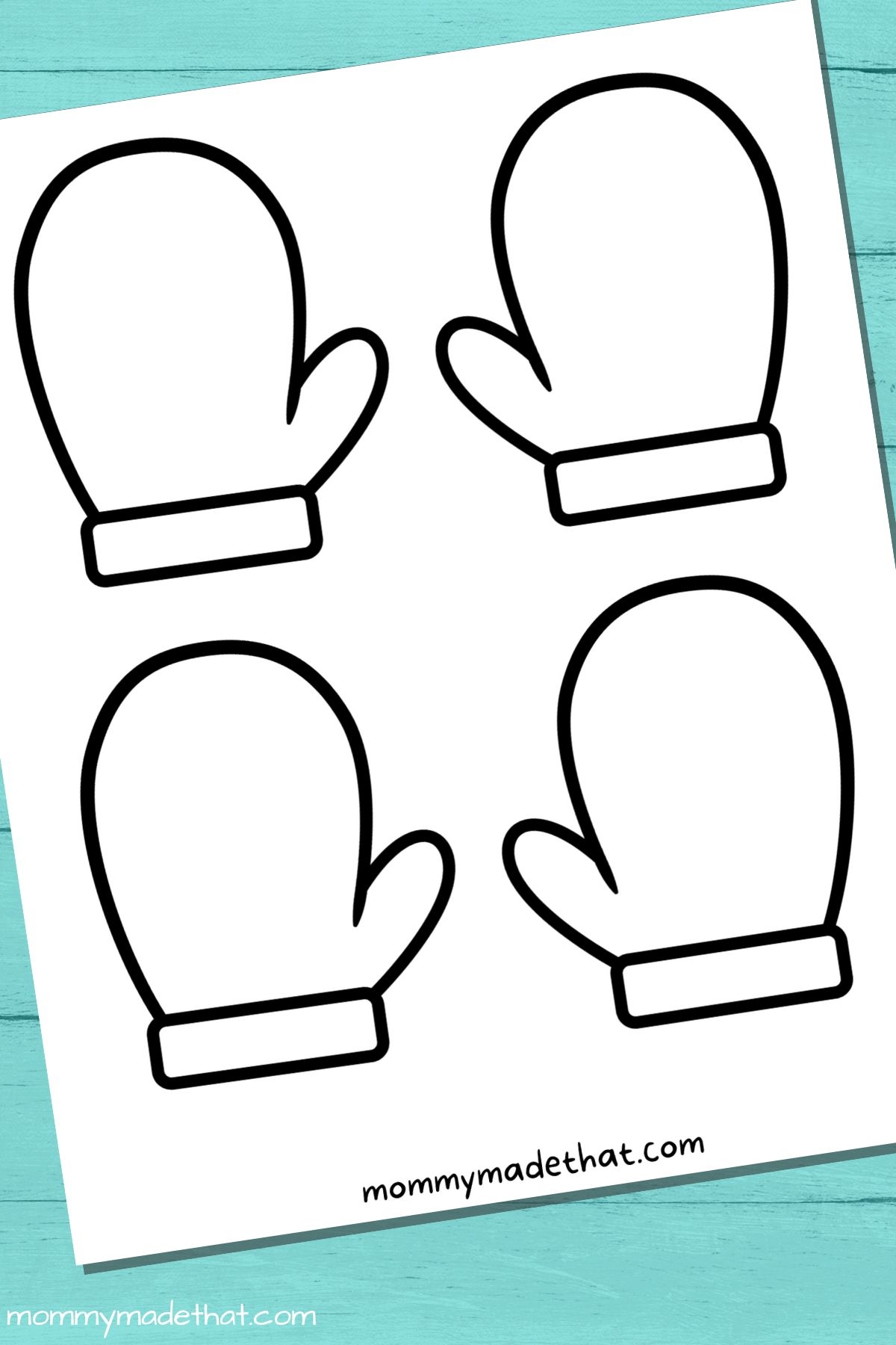 Mitten Printable Pattern Printable Alphabet Charts