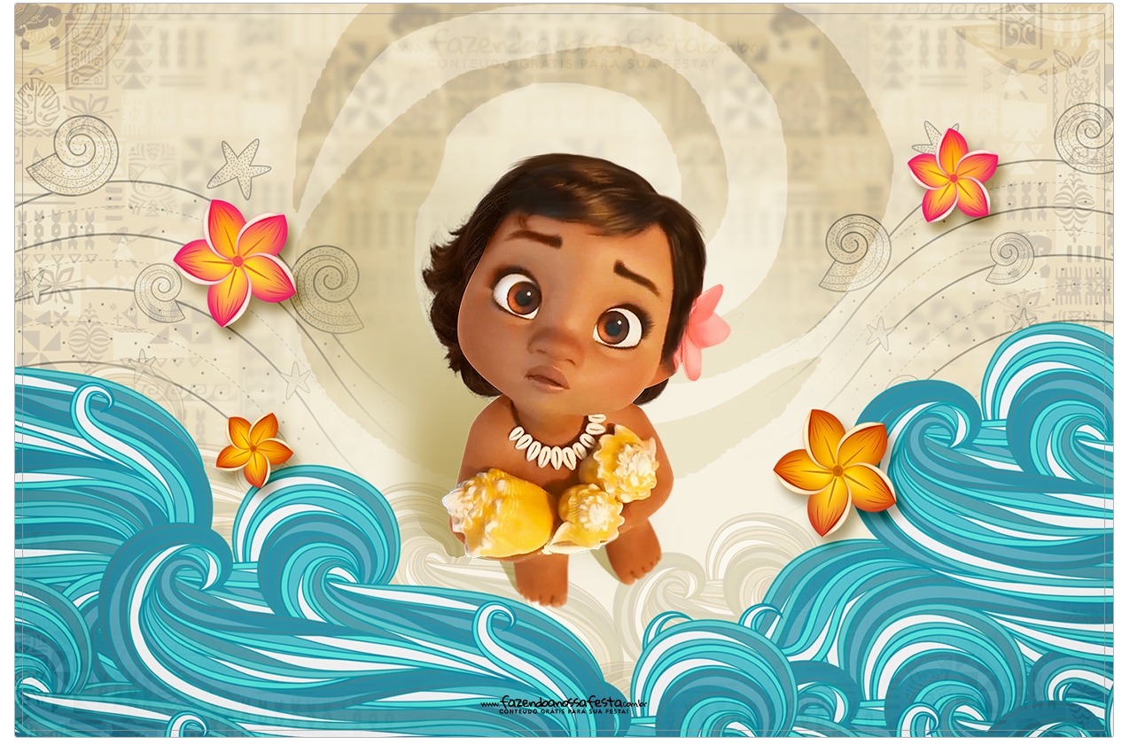 Moana Baby Free Printable Invitations Oh My Baby 