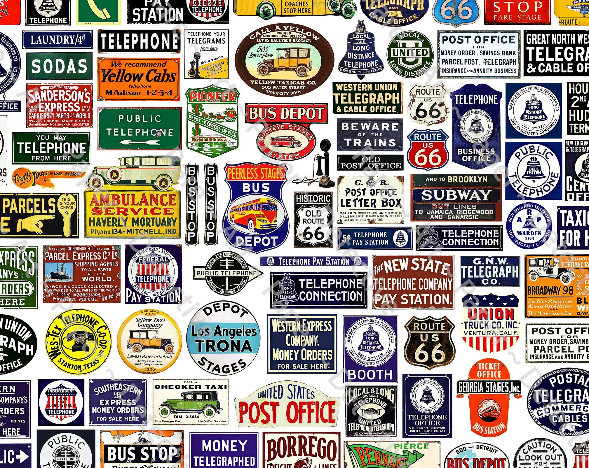 free printable model railway signs
