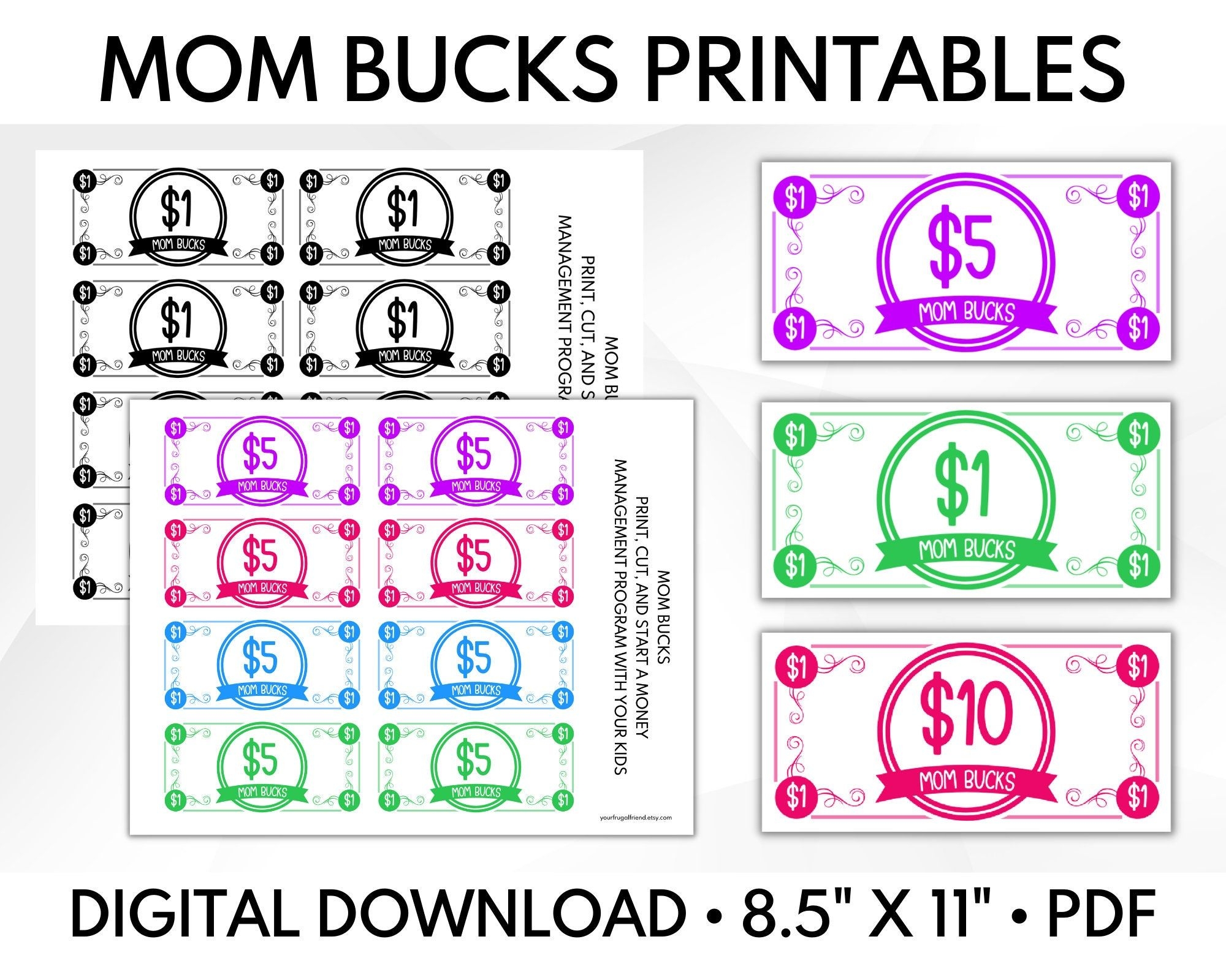 free printable reward bucks