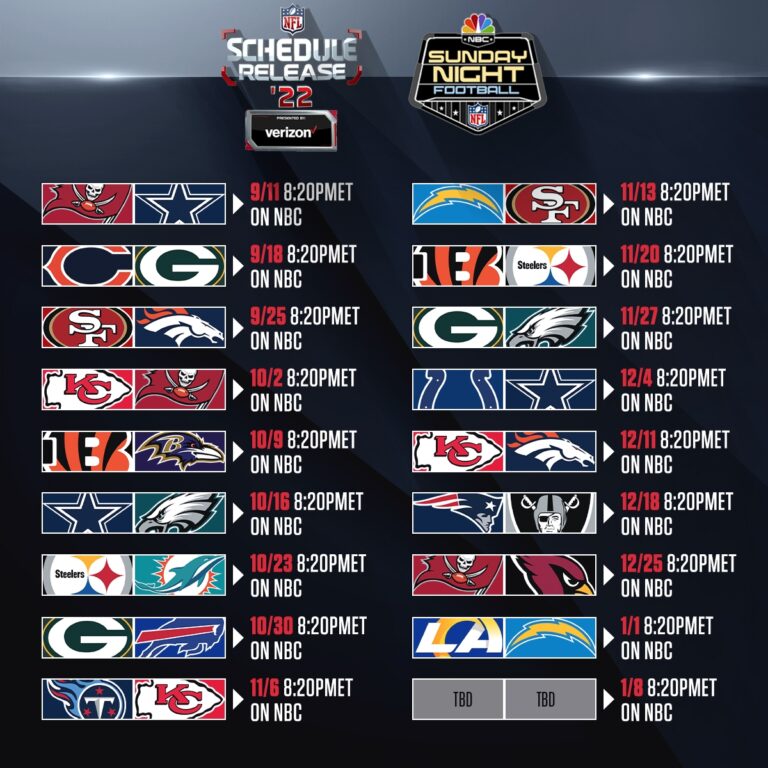 Monday Night Hot Sale Football Schedule 2019