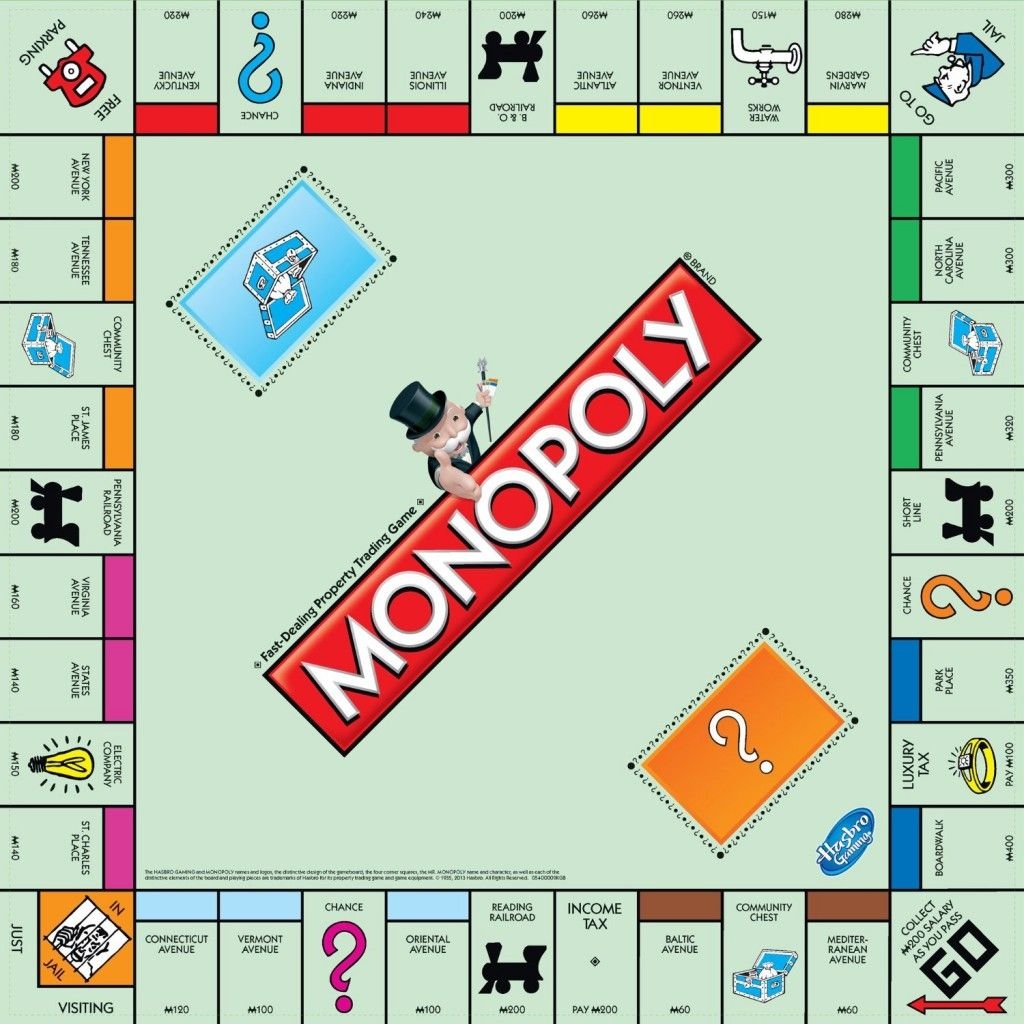 Monopoly Board Game 10 Free PDF Printables Printablee Monopoly Board Game 10 Free PDF Printables Printablee