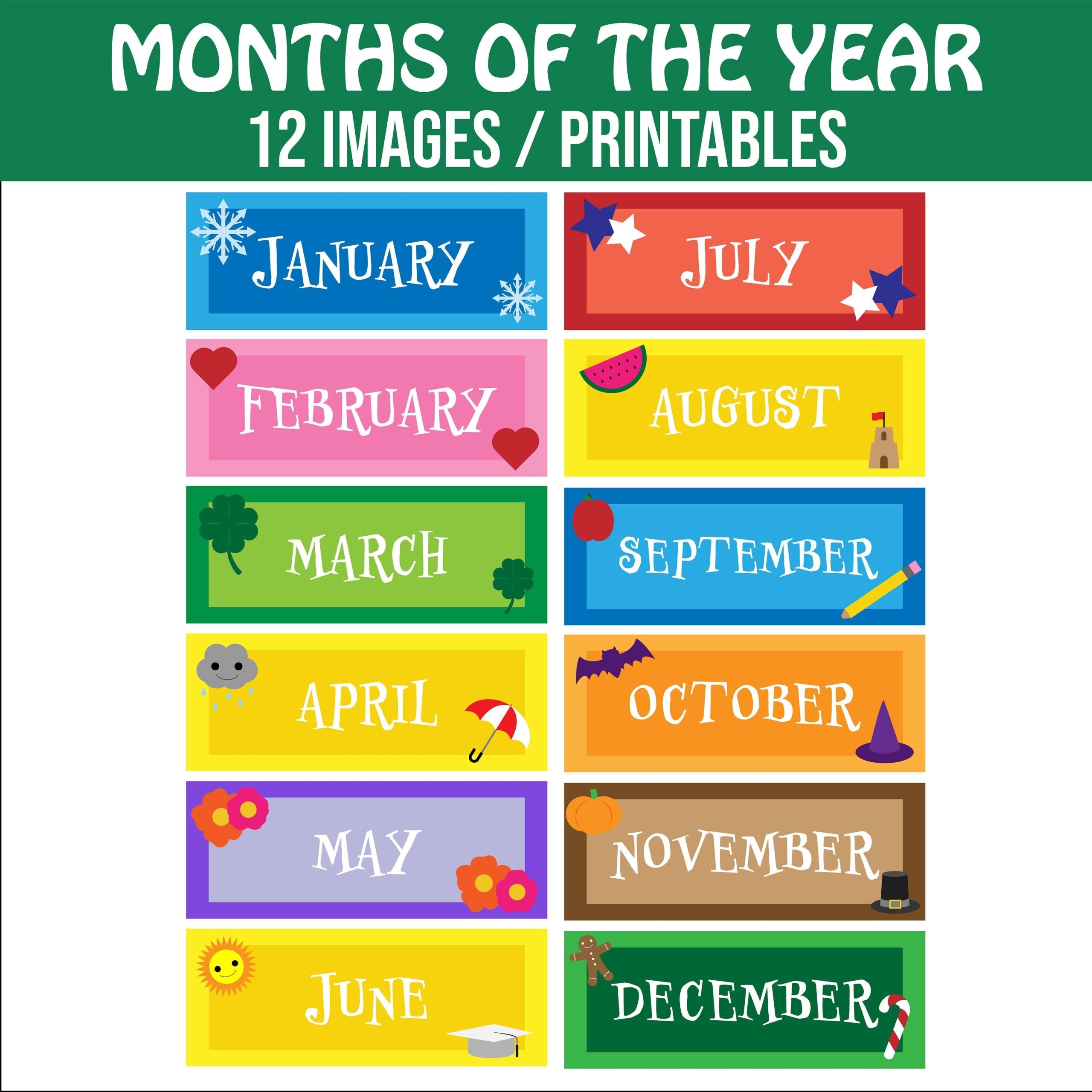 Months Of The Year Printable 12 Images Printables For Classroom Calendar Classroom Powerpoint Teacher Resource Months Of The Year Printable 12 Images Printables For Classroom Calendar Classroom Powerpoint Teacher Resource
