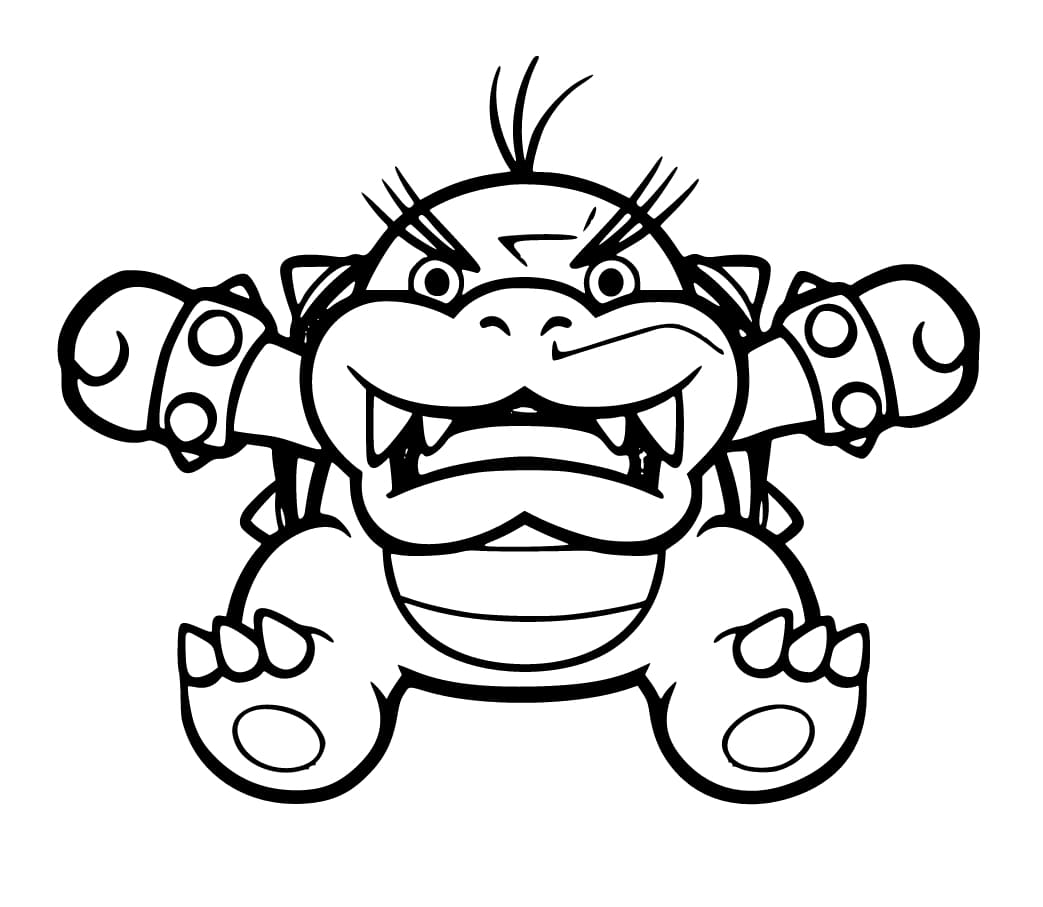 Morton Koopa Jr Koopalings Coloring Page Download Print Or Color Online For Free
