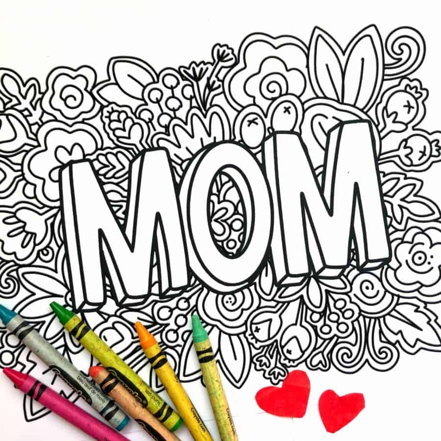 free printable mothers day coloring cards