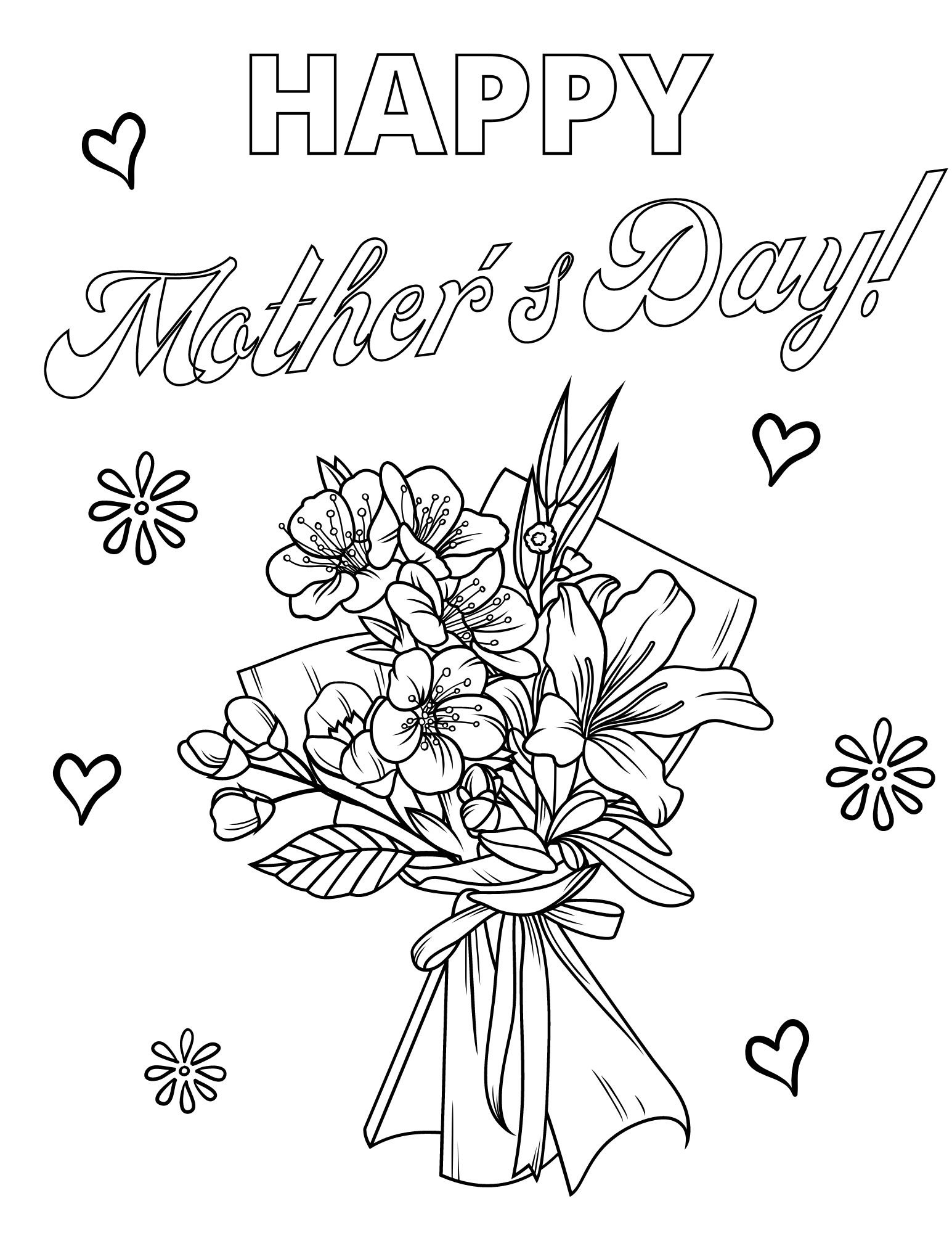 Mother s Day Coloring Page Mother s Day Printables Mother s Day Sheets Mother s Day Coloring Book For Kids Happy Mother s Day Coloring Etsy New Zealand