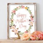 Mother s Day Printable Art Happy Mothers Day Gift Mums Gift Mothers Day Print Digital Print Wall Art Printable Gifts For Mom Mothers Day Art Etsy