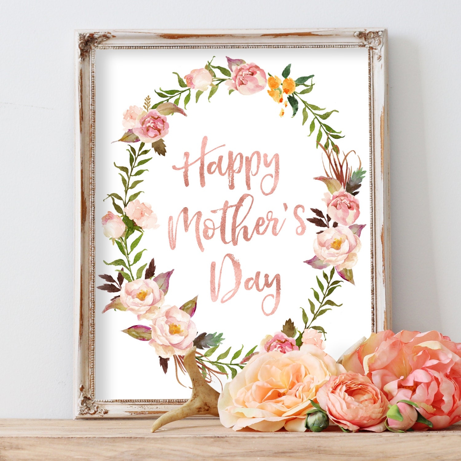 Mother s Day Printable Art Happy Mothers Day Gift Mums Gift Mothers Day Print Digital Print Wall Art Printable Gifts For Mom Mothers Day Art Etsy