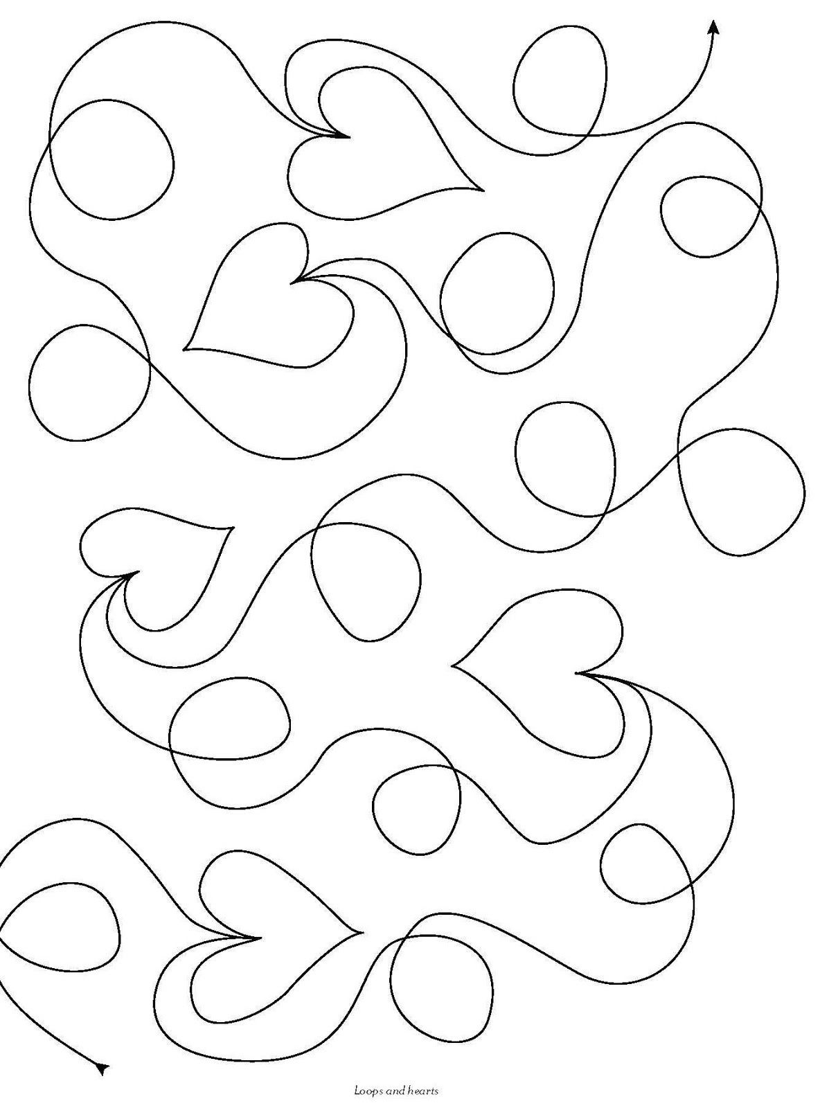 Motion Quilt Patterns Printable Printable Free Motion Quilting Templates 78 Images In Collection Flower Stencils