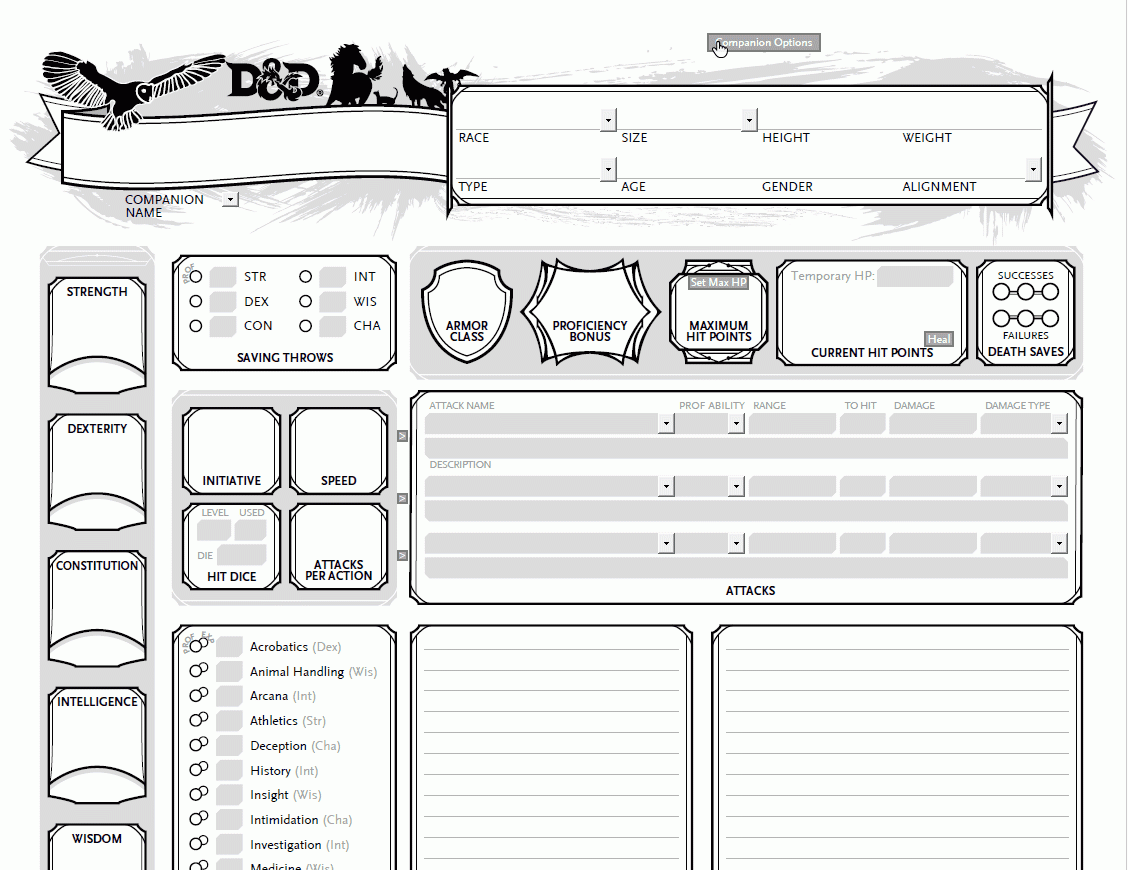 MPMB s Du0026D 5e Character Tools Fully Automated DnD Character Sheets