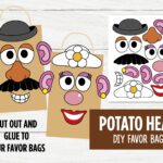 Mr Potato Head Favor Bag Mrs Potato Head Potato Head Party DIY Potato Head Favor Bag Printable Mr Potato Head DIY Party Bag Favor Bag Etsy