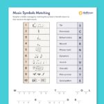 Music Symbols And Meanings Matching Sheet PDF Download