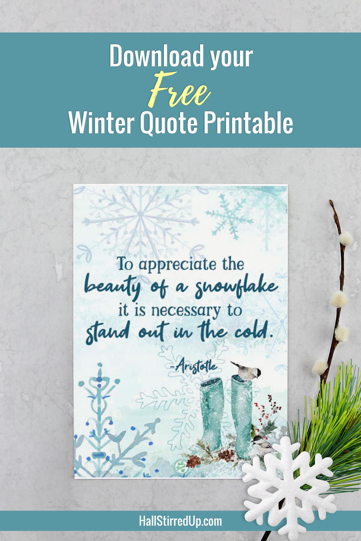 free printable winter quotes