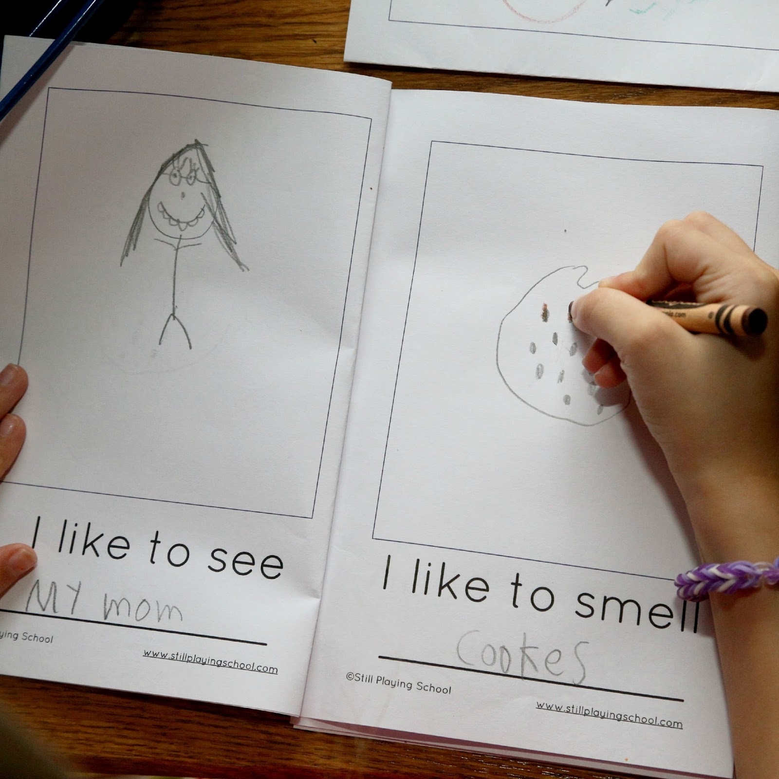 My Five Senses Book For Kids Still Playing School
