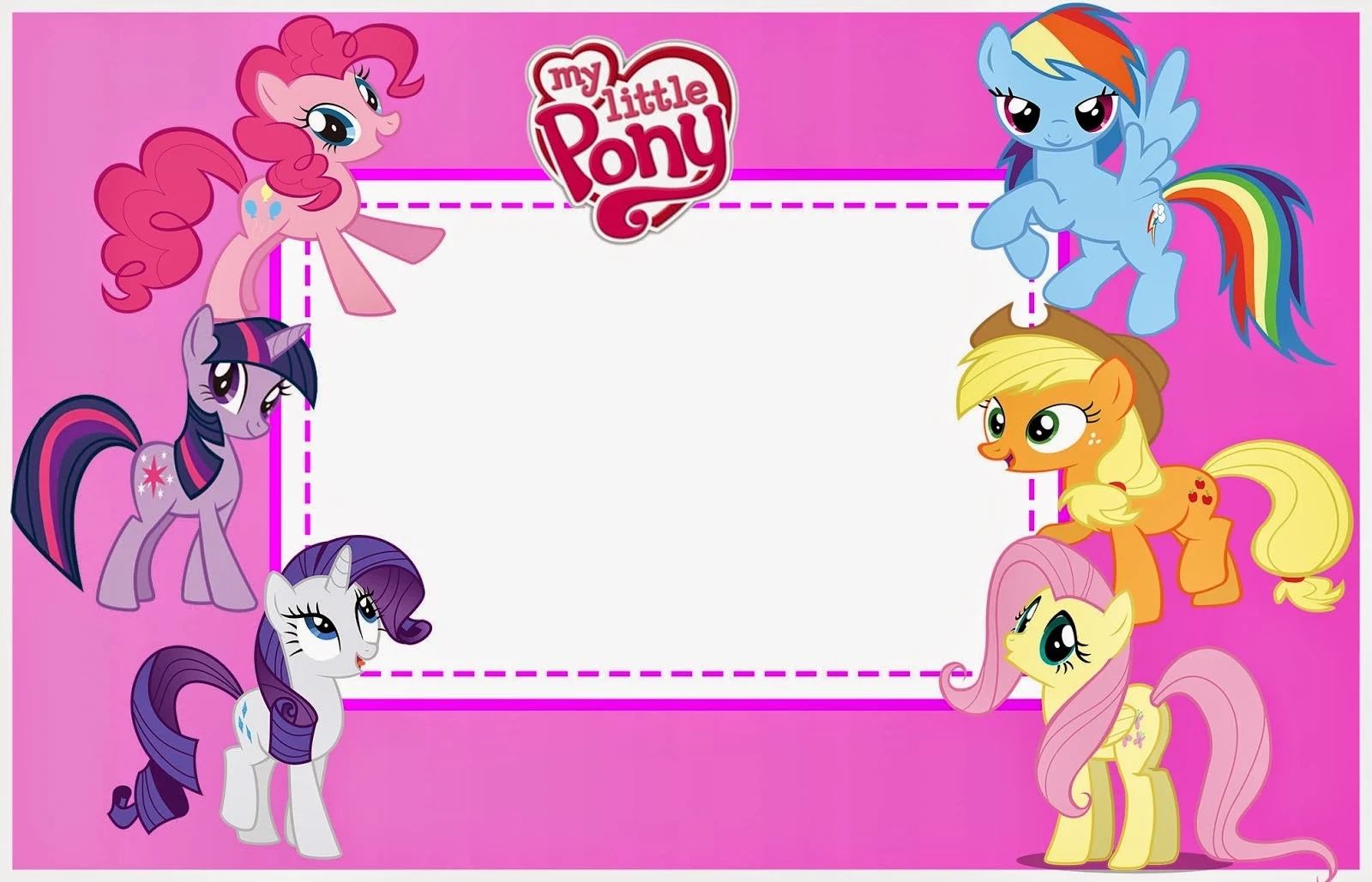 My Little Pony Party Free Printable Invitations Oh My Fiesta In English