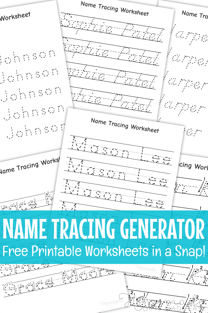 printable names to trace